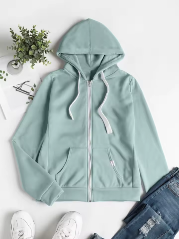 Lily | Women’s Casual Front Zip Pocket Hoodie