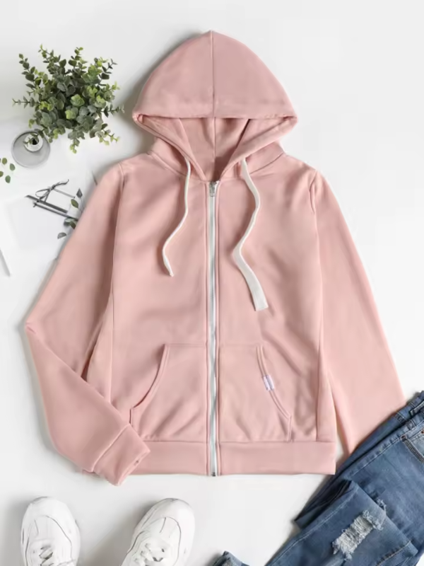Lily | Women’s Casual Front Zip Pocket Hoodie