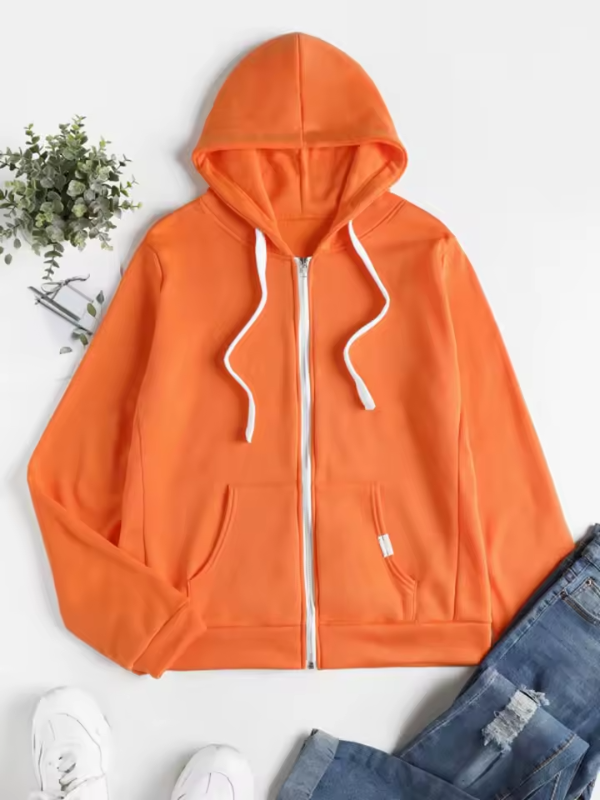 Lily | Women’s Casual Front Zip Pocket Hoodie