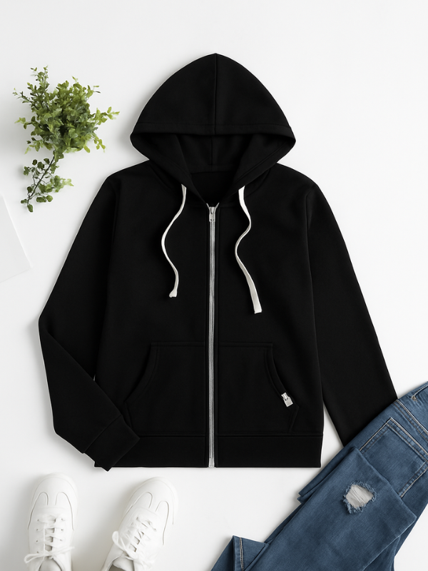 Lily | Women’s Casual Front Zip Pocket Hoodie