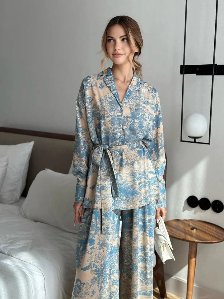 Scarlett | Women’s Relaxed Fit Belted Lounge Set