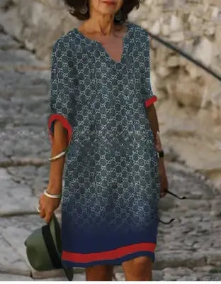 Grace | Women's Creative Pattern Loose Dress