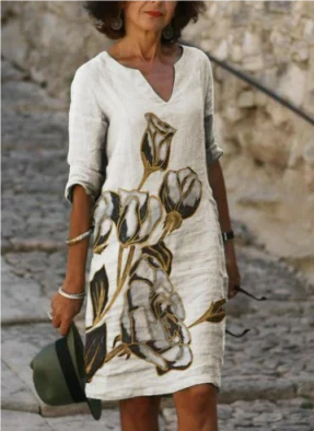 Grace | Women's Creative Pattern Loose Dress