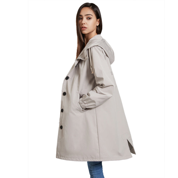 Elsie | Women’s Relaxed Fit Drawstring Hood Coat