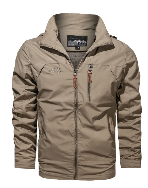 Jason | Men’s Hooded Zip Up Casual Jacket