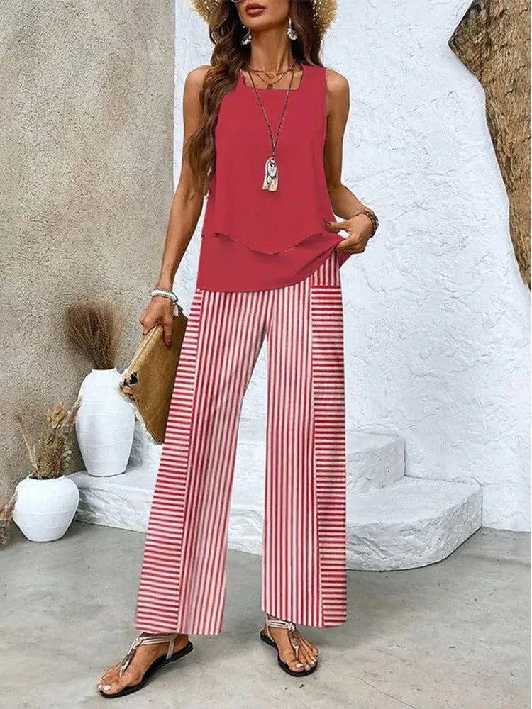 Romy | Elegant Two-Piece Summer Set