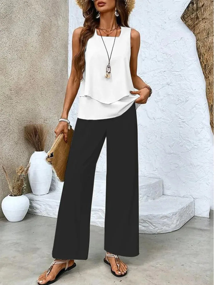 Romy | Elegant Two-Piece Summer Set