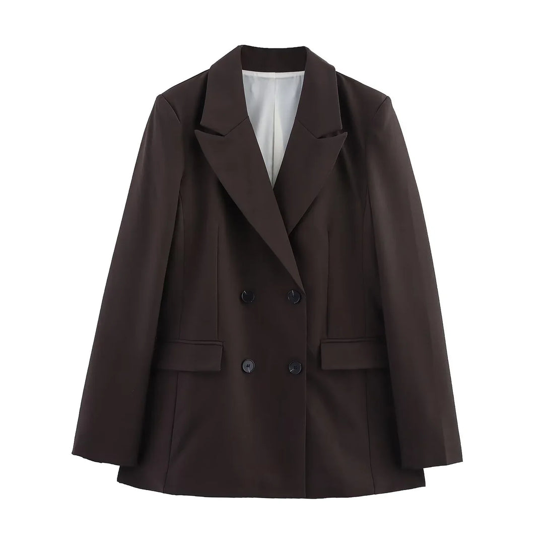 Caroline | Chic Formal Suit Set with Tailored Long Blazer for Women