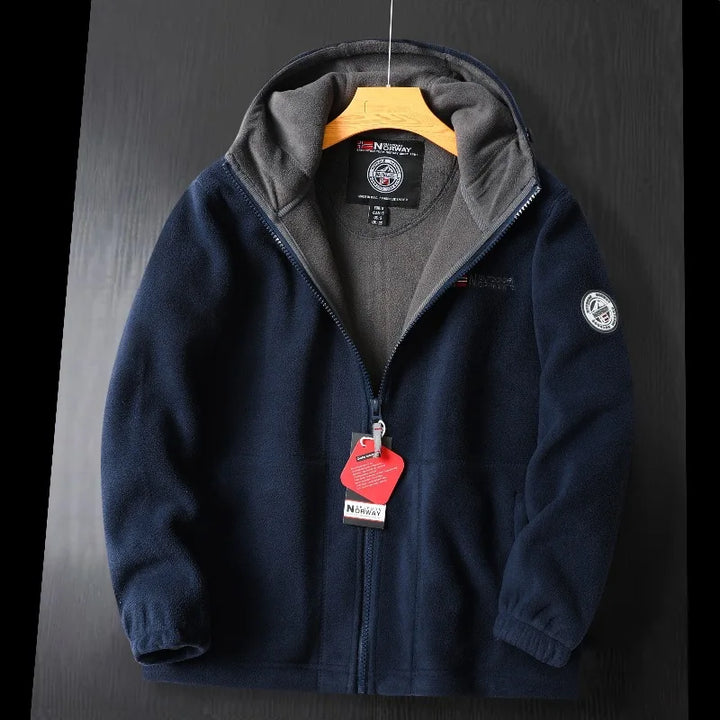 Patrick | Men’s Outdoor Warm Hooded Fleece Jacket