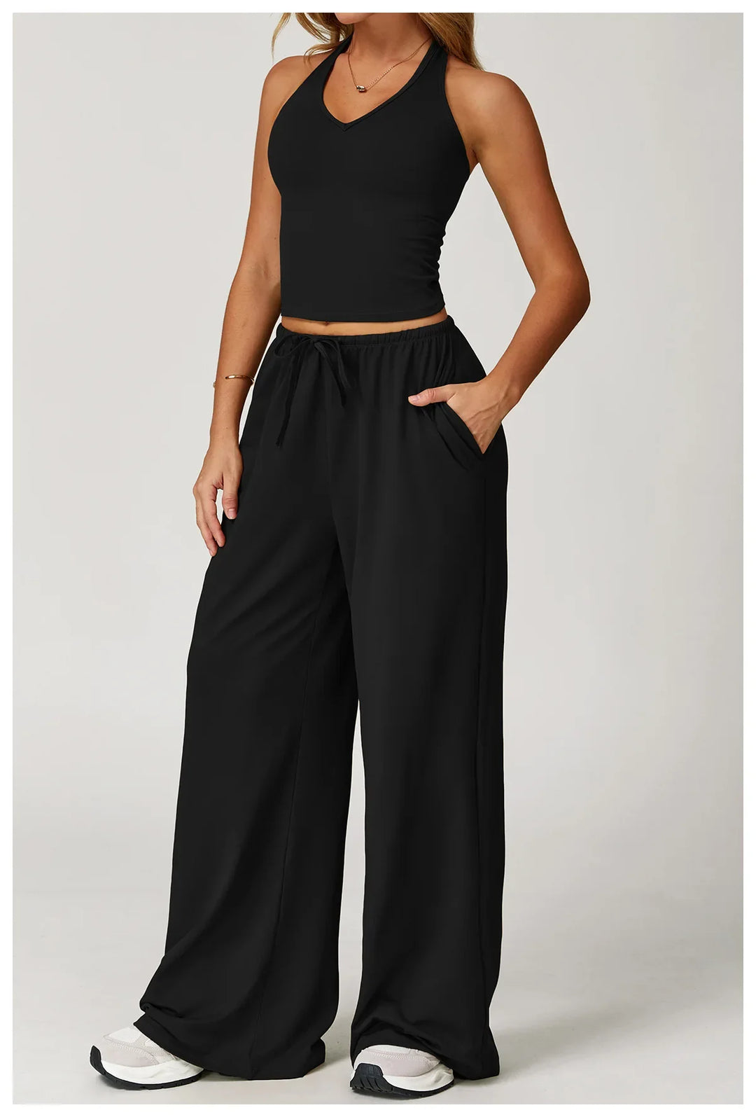 Holly | Women’s Relaxed Fit Tank and Pants Set