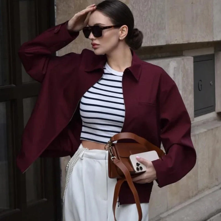 Megan | Women’s Casual Men’s Zip-Up Autumn Jacket