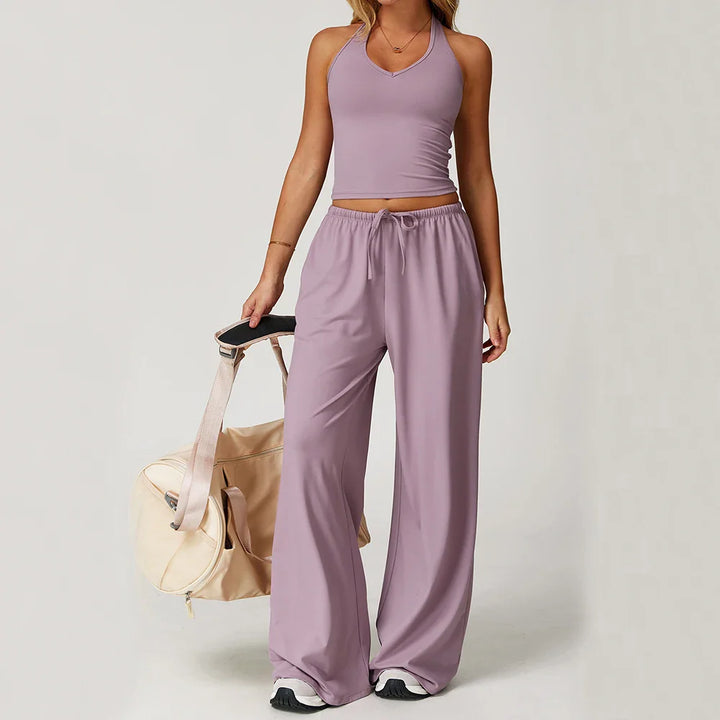 Holly | Women’s Relaxed Fit Tank and Pants Set