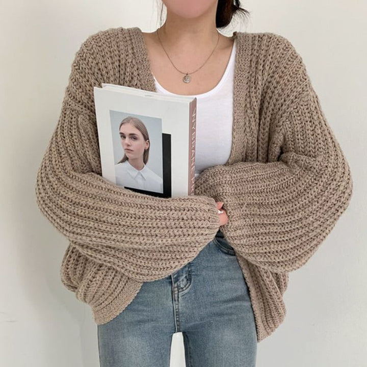 Katie | Women’s Casual Oversized Ballon Cardigan