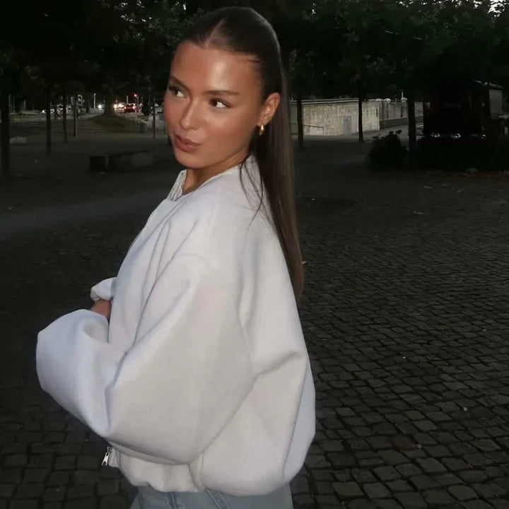 Lucy | Women’s Casual Loose Fit Zip-Up Jacket