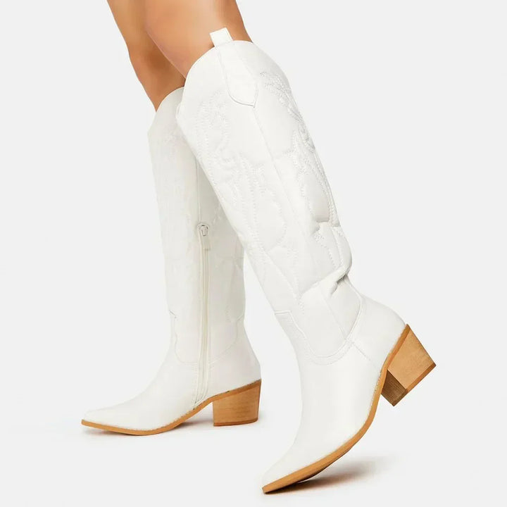Alice | Women’s Western Knee-High Cowboy Boots