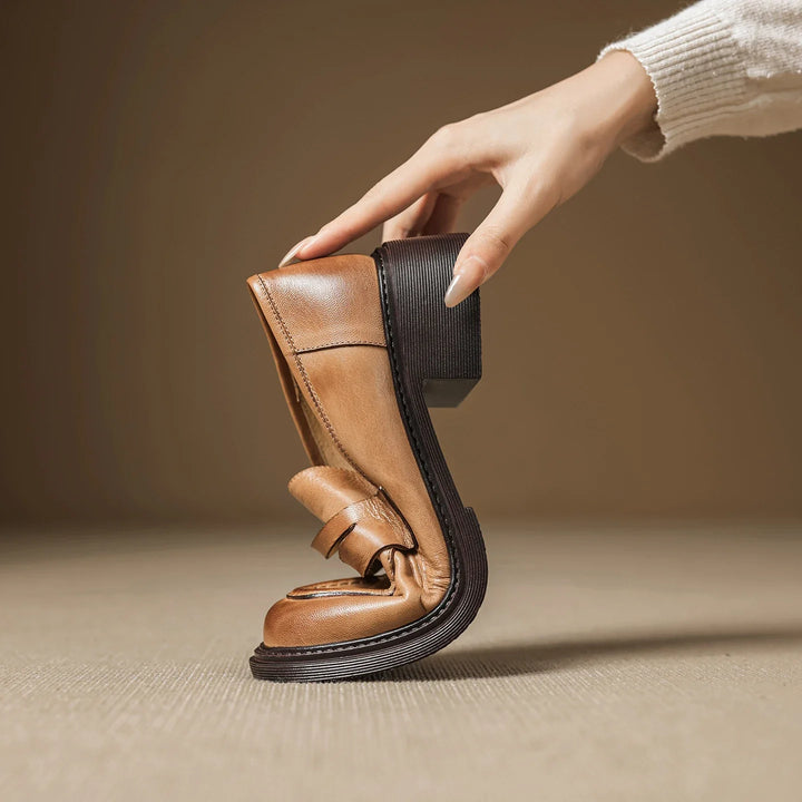 Diana | Classic Women’s Leather T-Strap Shoes