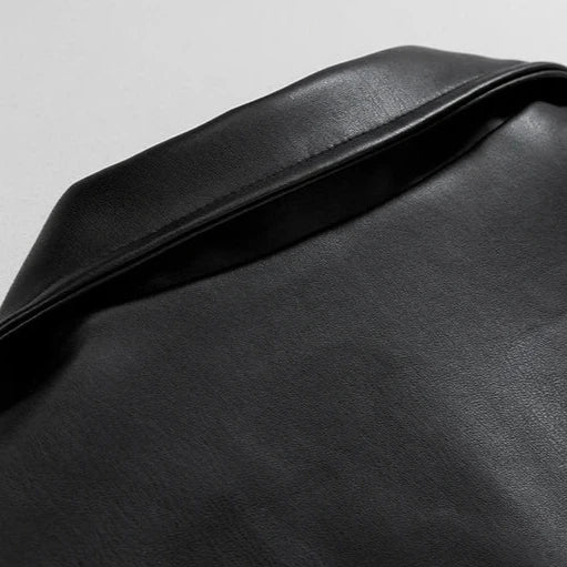 Martin | Men’s Streetwear Oversized Leather  Bomber Jacket