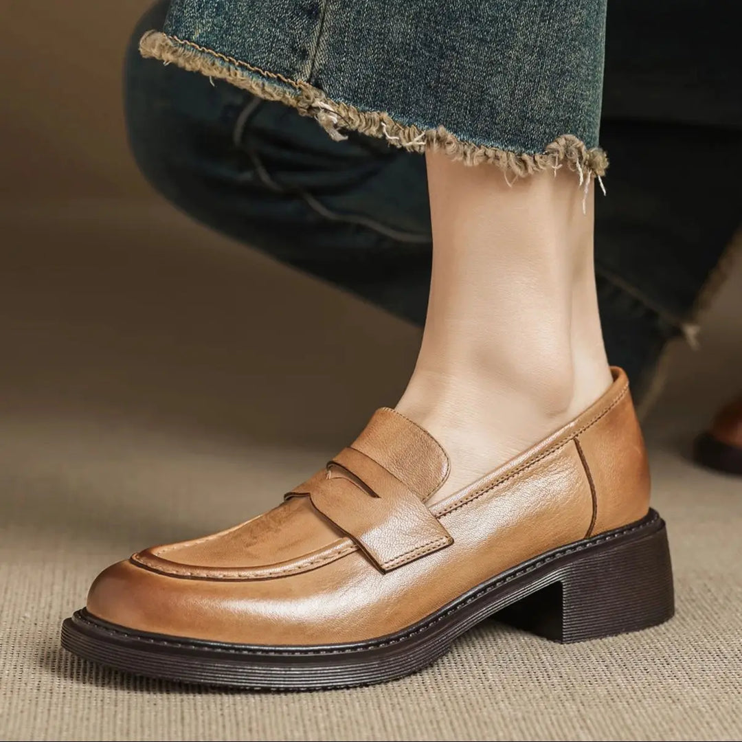 Diana | Classic Women’s Leather T-Strap Shoes