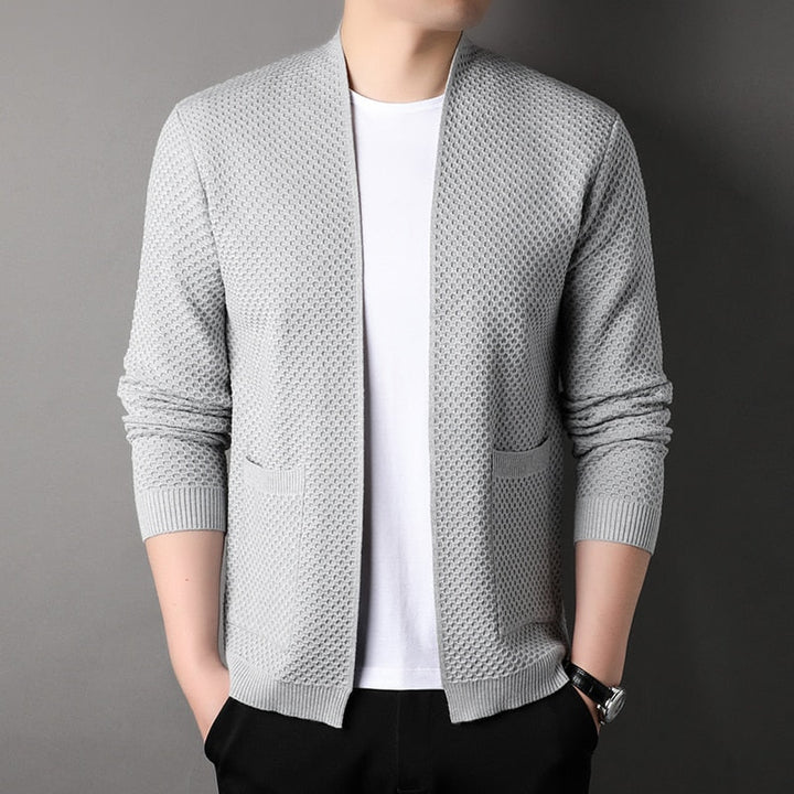 Daniel | Men’s Open Front Textured Knit Cardigan
