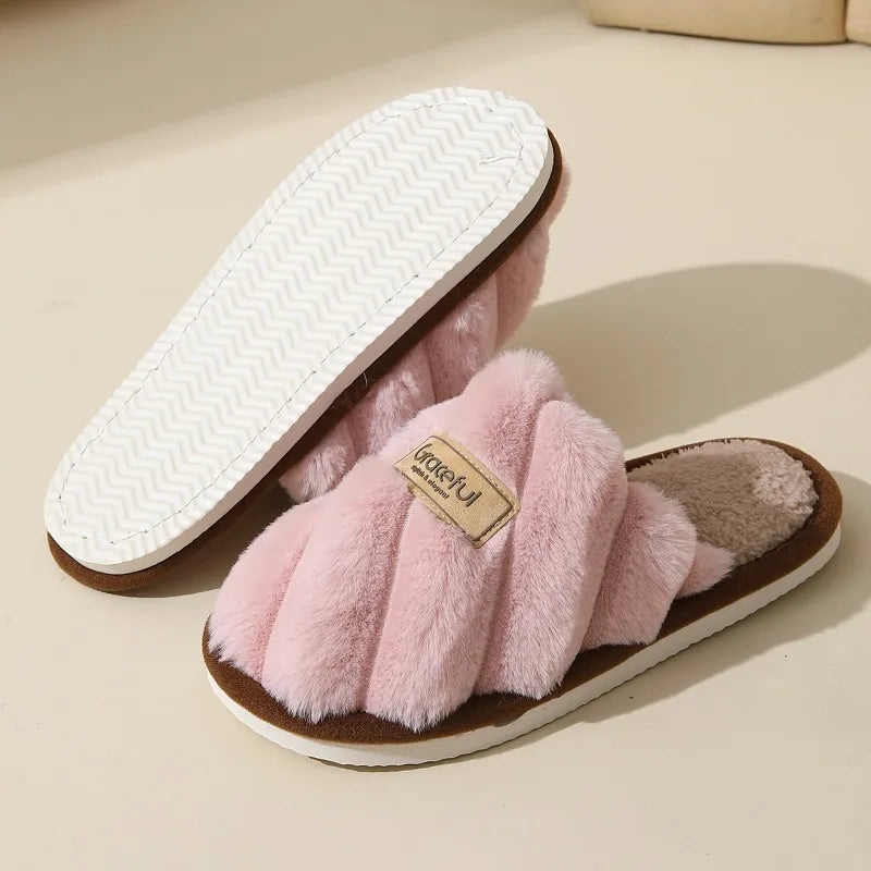 Ava | Women Plush Winter Slippers