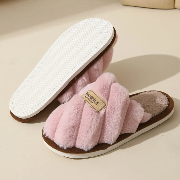 Ava | Women Plush Winter Slippers