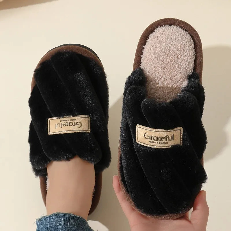 Ava | Women Plush Winter Slippers