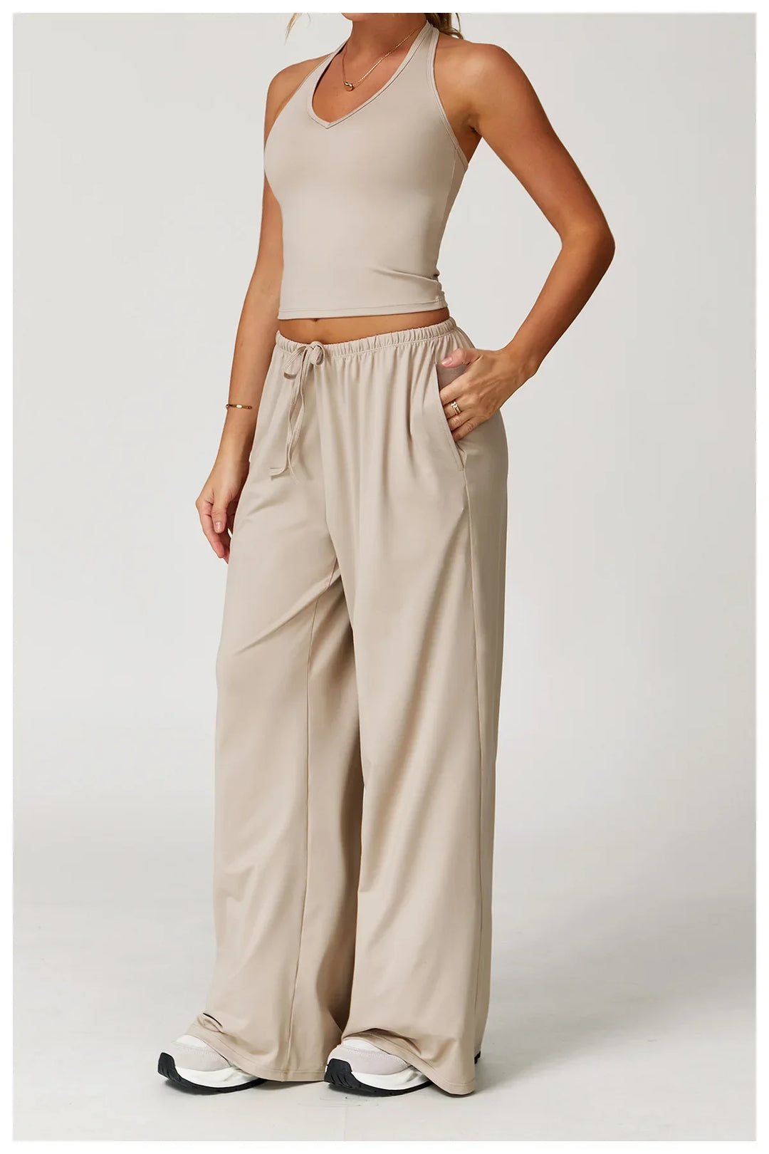 Holly | Women’s Relaxed Fit Tank and Pants Set