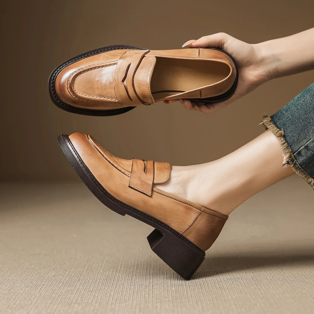 Diana | Classic Women’s Leather T-Strap Shoes