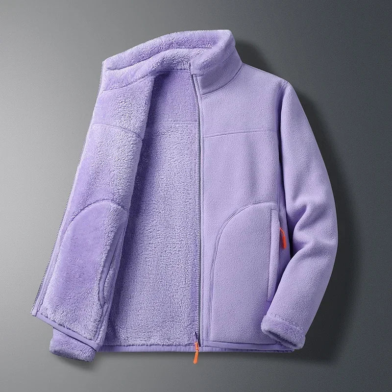 Julia | Women’s High Neck Zip Front Warm Jacket