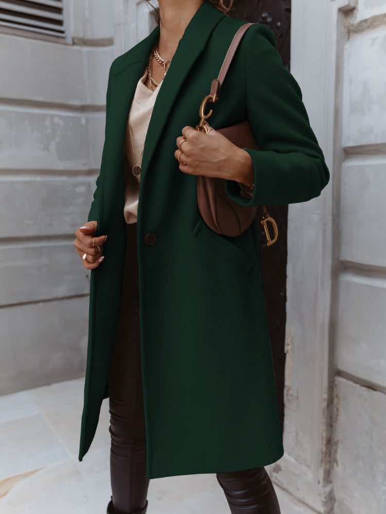 Freya | Women’s Elegant Formal Button Front Coat