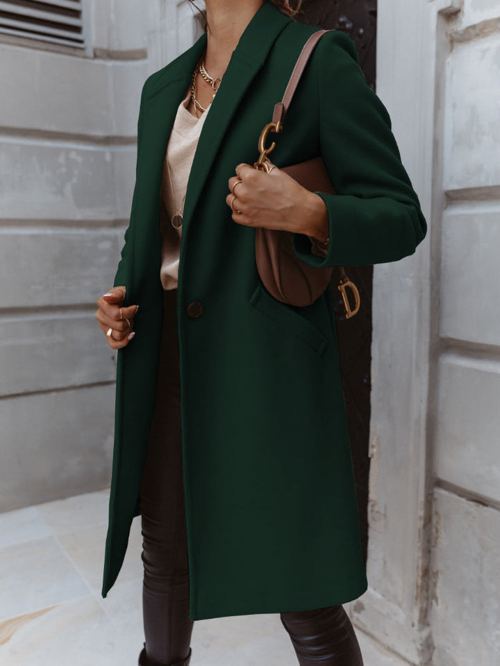 Freya | Women’s Elegant Formal Button Front Coat