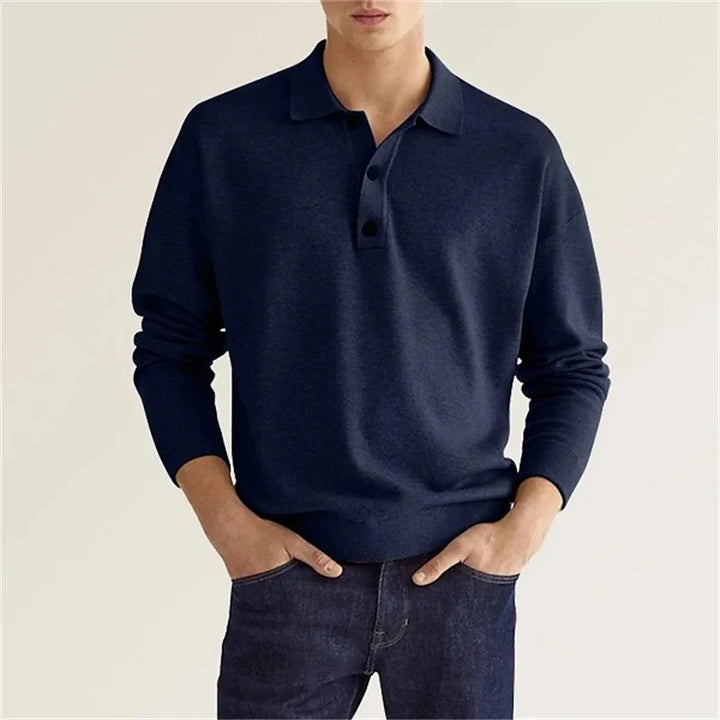 George | Men’s Minimal Style Long Sleeve Shirt