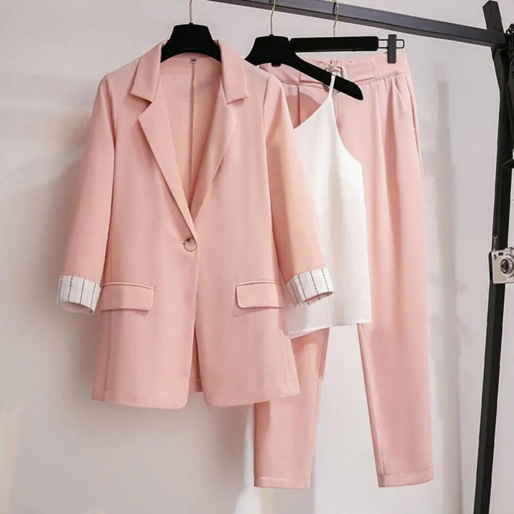 Georgia | Women’s Stylish Three-Piece Blazer and Pants Set