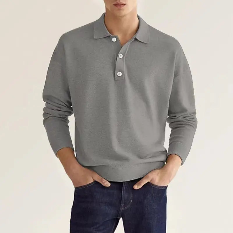 George | Men’s Minimal Style Long Sleeve Shirt