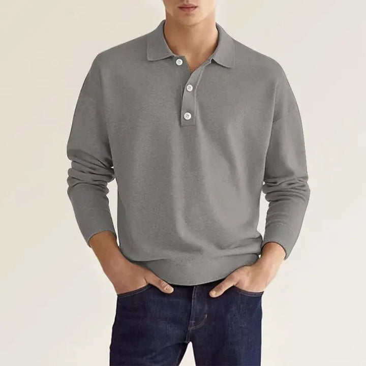 George | Men’s Minimal Style Long Sleeve Shirt
