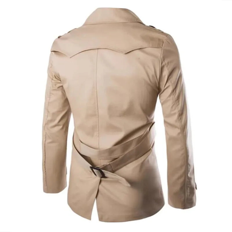 Elliot | Men's Double-Breasted Trench Coat for Fall