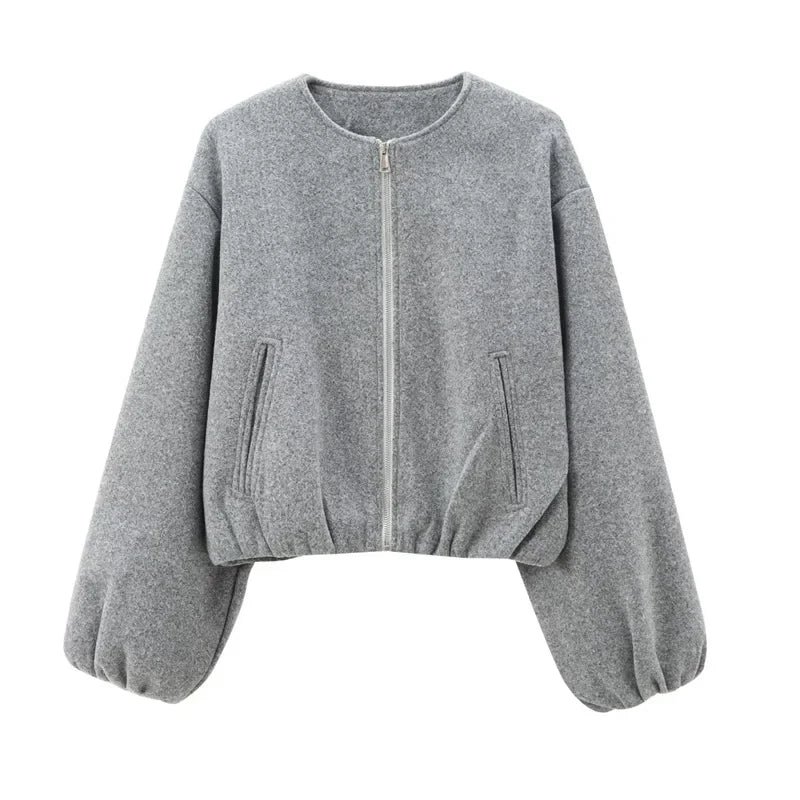 Lucy | Women’s Casual Loose Fit Zip-Up Jacket