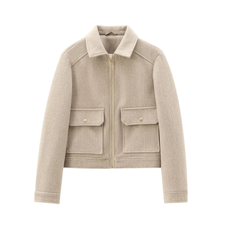 Maisie | Women’s Utility Cropped Zip-Up Jacket