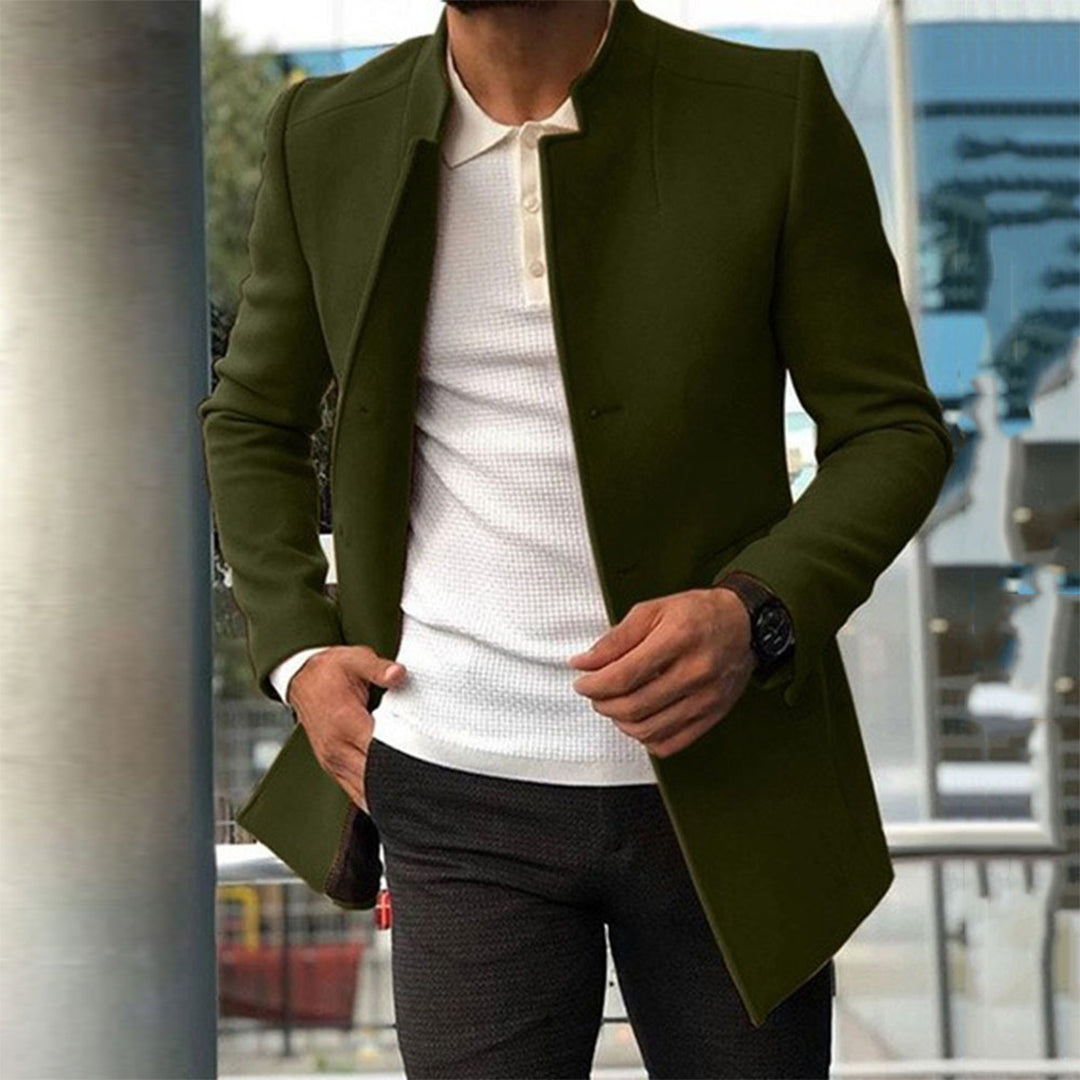 Andrew | Men's Slim Fit Casual Long Jacket