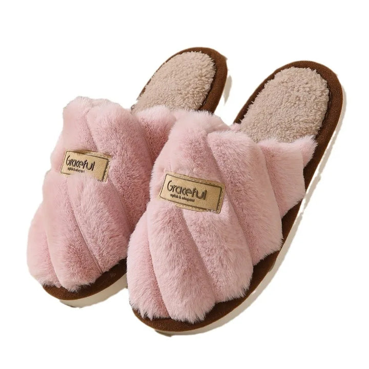 Ava | Women Plush Winter Slippers