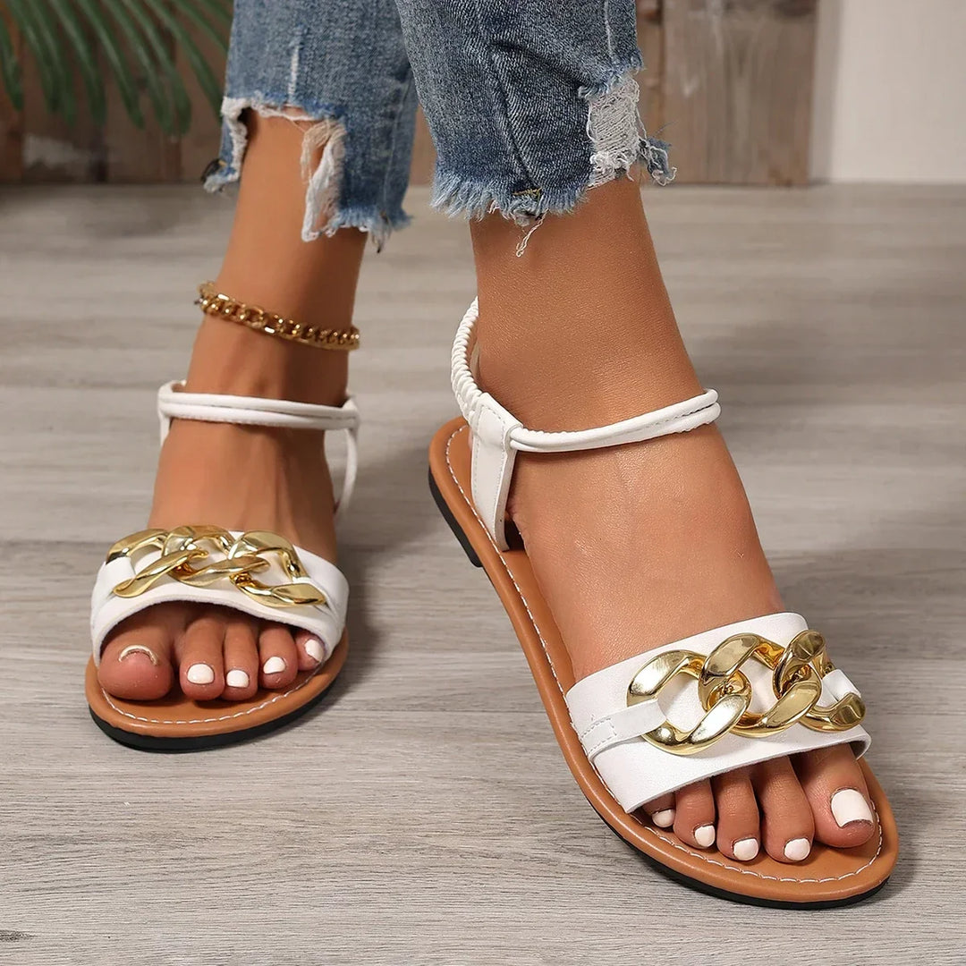 Nova | Elegant Gold Chain Slides