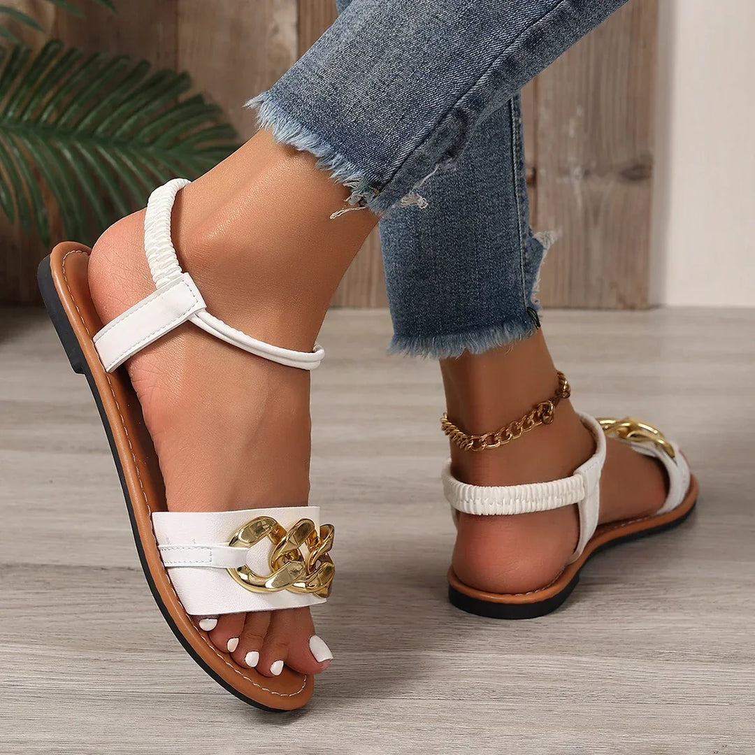 Nova | Elegant Gold Chain Slides