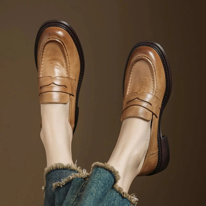 Diana | Classic Women’s Leather T-Strap Shoes