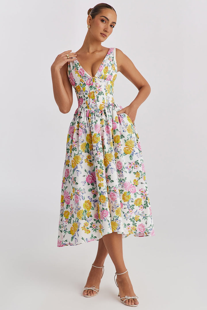 Aurelia | Elegant Summer Midi Dress