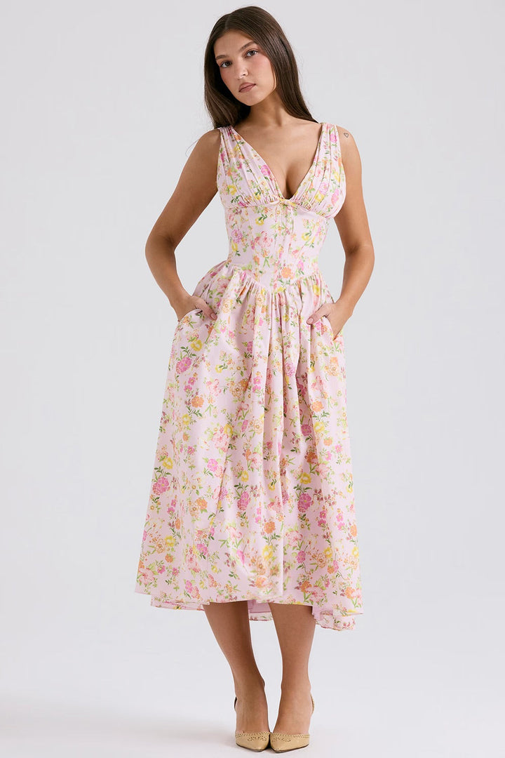 Aurelia | Elegant Summer Midi Dress