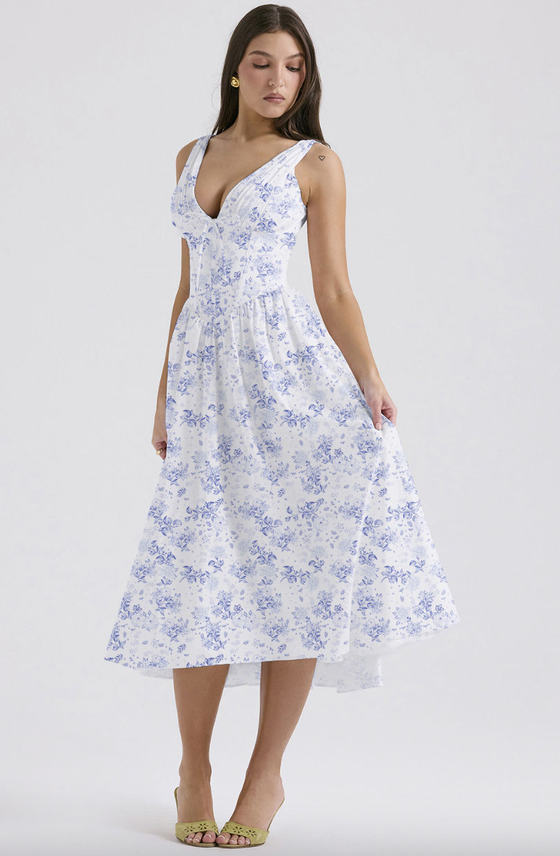 Aurelia | Elegant Summer Midi Dress