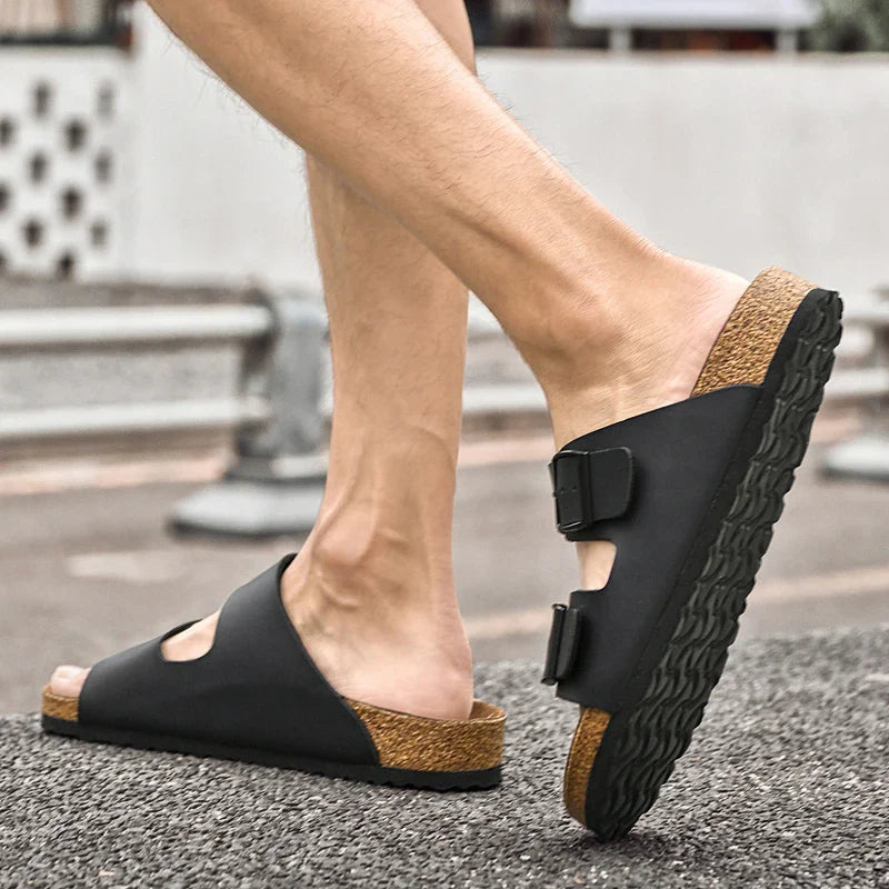 Arizoni | Casual Leather Sandals
