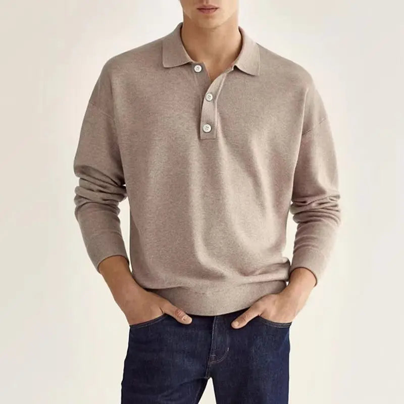 George | Men’s Minimal Style Long Sleeve Shirt