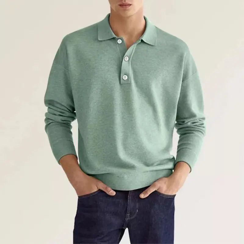 George | Men’s Minimal Style Long Sleeve Shirt
