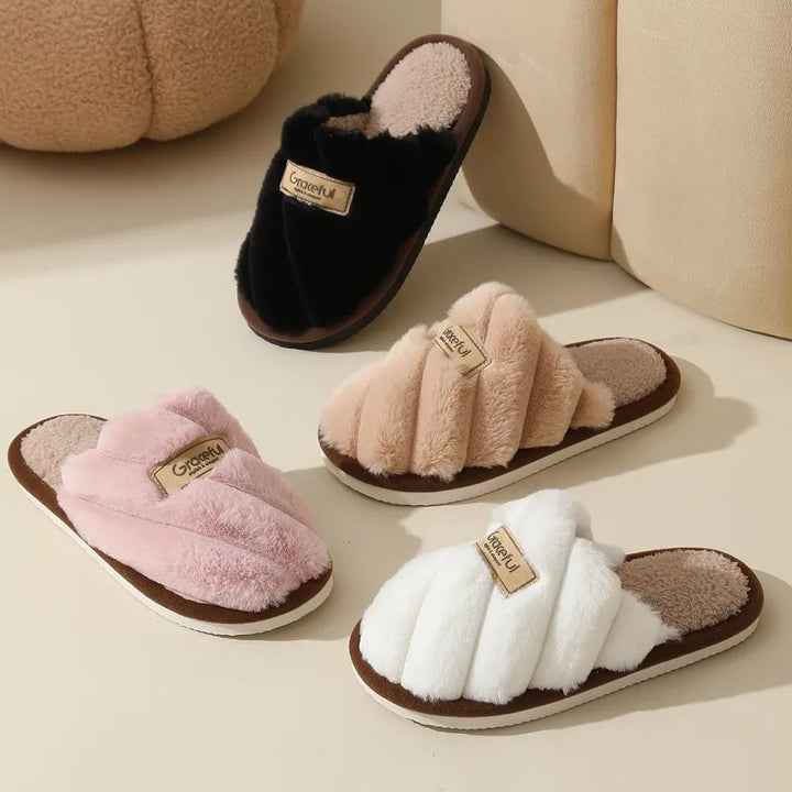 Ava | Women Plush Winter Slippers